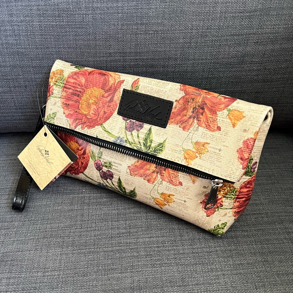NWT PATRICIA NASH VALERIE FOLDED MAKEUP BAG POUCH